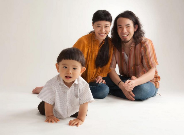 家族写真の撮影